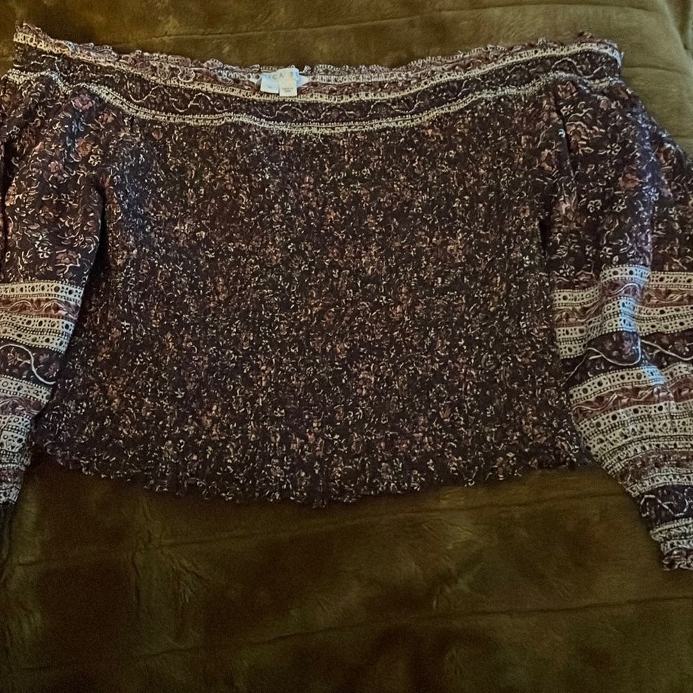 Off the shoulder blouse
